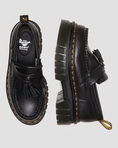 Audrick Nappa Lux Platform Loafers | Dr. Martens Doc Martens Loafers, Black Dr Martens, Loafers Outfit, Pretty Shoes Sneakers, Chunky Loafers, Shoe Wishlist, Shoe Inspo, Platform Loafers, Swag Shoes