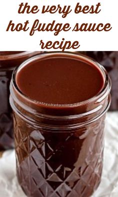 the best hot fudge sauce recipe