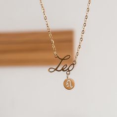 * A B O U T * O U R * N E C K L A C E 18K Gold Plated Leo Necklace Celebrate the Leo sign with our dainty Leo Zodiac Necklace. This elegant pendant represents the Leo horoscope with a minimalist, stylish design. Perfect for July and August birthdays, layering with other pieces, or as a thoughtful gift for astrology enthusiasts. * D E T A I L S * * Material: 18K Gold Plated, 304 Stainless Steel  * Necklace length: 16"plus 2" extender  * Closure: Lobster Claw * Waterproof * Highly Durable/Not Fade Leo Jewelry, Leo Necklace Zodiac, Leo Necklace, August Birthday, Lion Pendant, Elegant Pendant, Solid Gold Earrings, Zodiac Necklaces, Personalized Birthday Gifts