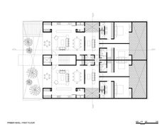 Gallery of AC71 / HGR Arquitectos - 28 Public Architecture, Landscape And Urbanism, Apartment Layout, Chicago Architecture, Apartment Plans, Education Architecture, Family House Plans