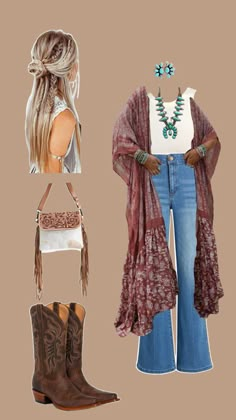 Outfit Ideas Country Outfits Women, Nfr Outfits, Casual Country Outfits, Cowgirl Style Outfits, Southern Outfits, Country Style Outfits, Girls Dress Outfits, Western Wear Outfits, Cute Country Outfits