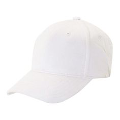 a white baseball cap on a white background