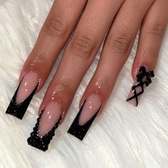 Pink And Black Nails, Nagel Tips, Coffin Press On Nails, Nail Tip, Matte Pink, Nail Forms, Short Acrylic Nails Designs