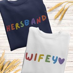 Embroidery Lesbian Just Married Couple Shirts, Makes a great unique wedding gift for the two brides.  Perfect for the Newlyweds to where on their Honeymoon. Features . Unisex Sizing - XS, S, M, L, XL, 2XL, 3XL, 4XL, 5XL. . Available in Black, navy, white and sports grey * 50% cotton, 50% polyester * Pre-shrunk * Classic fit * 1x1 athletic rib knit collar with spandex * Air-jet spun yarn with a soft feel * Double-needle stitched collar, shoulders, armholes, cuffs, and hem Thank you for supporint small business This product is made especially for you as soon as you place an order, which is why it takes us a bit longer to deliver it to you. Making products on demand instead of in bulk helps reduce overproduction, so thank you for making thoughtful purchasing decisions! Mrs And Mrs Lgbt Wedding Ideas, Lgbt Wedding Attire, Married Couple Shirts, Lesbian Wedding Gifts, Lgbt Humor, Queer Weddings, Lgbt Wedding, Two Brides, Lgbtq Wedding