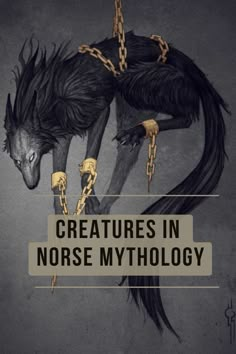 creatures in norse mythology such as Elves, Dwarfs and Giants. Mystical Creatures Mythology, Odin Norse Mythology, Mythical Creature Art, Norse Paganism, Norse Legend, Mythical Monsters, World Mythology, Fantastical Creatures