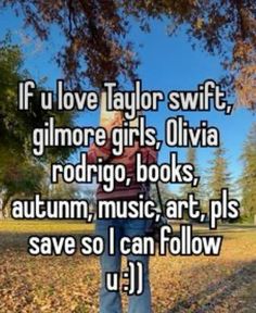 a person standing under a tree with the words if i love taylor swift, gimmore