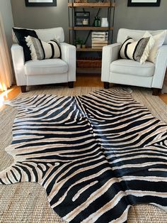 Zebra Cowhide From Brazil/ Zebra Print Cowhide Rug Genuine | Etsy Cowhide Rug Bedroom, Zebra Cowhide Rug, Zebra Hide Rug, African Bedroom, Zebra Skin Rug, Zebra Print Rug, Zebra Decor