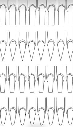 Nail Template, Opal Nails, Long Nail Art, Long Square Nails, Fake Nails Designs, Nail Stencils