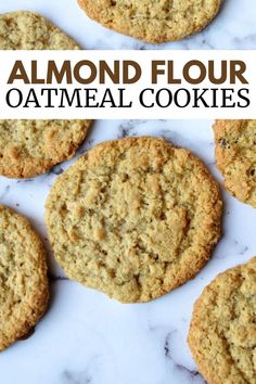 almond flour oatmeal cookies Almond Flour Oatmeal Cookies, Almond Flour Oatmeal, Almond Flour Recipes Cookies, Dolce Poche Calorie, Gf Cookies, Almond Flour Cookies, Baking With Almond Flour, Quick Bites