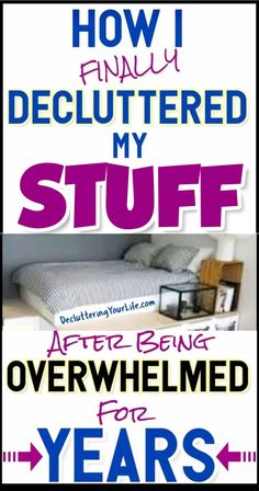 How to declutter room by room, get rid of clutter and get SERIOUSLY organized at home Declutter Room, Get Organized At Home, Get Rid Of Stuff, Simplify Life, How To Simplify