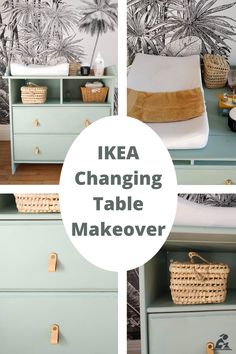 the ikea changing table makeover