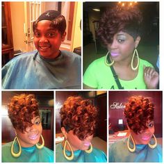 Cute Short 27 Piece Hairstyles, Short Quick Weave Hairstyles, 27 Piece Hairstyles, Different Braid Styles, Crew Cut Haircut, Curly Hair Salon, Natural Hair Haircuts, Short Weave Hairstyles, 27 Piece