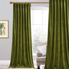 Moss Green Curtains Bedroom, Green Velvet Drapes, Sliding Door Coverings, Green Velvet Curtains, Olive Green Curtains, Hand Touching, School Dorm, Olive Green Velvet, Velvet Room