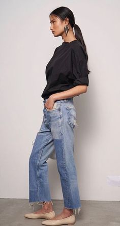 Jeans 2023 Trends Women, Estilo Hippy, Denim Details, Inspiration Mode, Jeans Style, Outfits Casuales, Denim Fashion, Look Fashion, Everyday Outfits