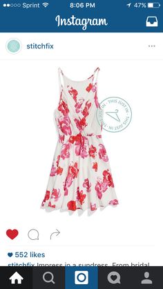 #stitchfix Fix Clothing, Brunch Dates, Bridal Showers, Cute Dresses, Sundress