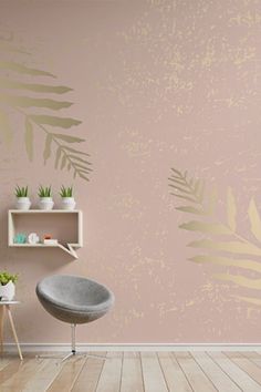 Pink and Gold Leaves Wallpaper Mural Pink Glamour Wallpaper, Gold Leaves Wallpaper, Glamour Wallpaper, Pink And Gold Wallpaper, Pink Glamour, Leaves Wallpaper, Gold Leaves, Gold Wallpaper, Leaf Wallpaper