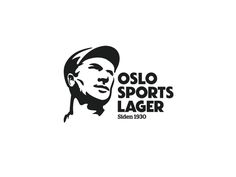 the logo for oslo sports's lager, taken from an old photo