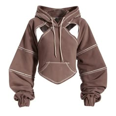 Are you looking for a hoodie that stands out from the crowd? Look no further than our Hip-Hop Aesthetic Women Hoodie Contrast Seams! With its backless design and contrasting seams, this hoodie is the perfect addition to any wardrobe looking for a flair of edgy style. Free shipping in the US and worldwide. - S: Chest 41.73 inches (106 cm), Length 27.56 inches (70 cm) - M: Chest 43.31 inches (110 cm), Length 27.95 inches (71 cm) - L: Chest 44.09 inches (112 cm), Length 28.35 inches (72 cm) Here ar Cut Out Hoodie, Hip Hop Aesthetic, Big Size Fashion, Hip Hop Hoodies, Street Fits, Outfit Autumn, Outfit Halloween, Aesthetic Hoodie, Cropped Pullover