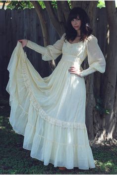 Gunny Sack Dress, Sack Dress, Sax Dress, Gunne Sax Dress, Mode Boho, Gunne Sax, Vestidos Vintage, Mode Inspo, Looks Chic