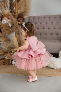 Small Baby Girl Dresses, Birthday Frocks, Birthday Baby Girl, Princess Party Dress, Sparkle Birthday, Baby Birthday Dress, 1st Birthday Dresses, Baby Party Dress, Special Occasion Gowns