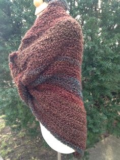 Inspired Outlander Inspired Shawl Yarn: Lion Band Homespun Thick and Quick 700grams++ Pattern: closed crochet pattern winter shawl Multicolor Alpaca Shawl, Brown Knitted One-size Shawl, Brown Shawl Wrap One Size, Handmade Brown Shawl Poncho, Brown One Size Shawl Wrap, Brown One-size Shawl Wrap, Outlander Shawl, Star Shawl, Shawl Winter