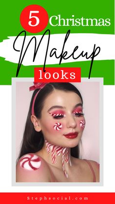 Christmas makeup looks for the upcoming holiday season! Christmas makeup ideas for Christmas parties and Christmas photos! Beauty hacks and beauty tips for Christmas! Holiday makeup looks for Christmas 2021! Inspired by makeup artists on Instagram! #christmasmakeup #holidaymakeup #festiveseason #beautytips Christmas Facepainting Ideas, Holiday Eye, Wrinkle Remedies, Christmas Makeup Look, Holiday Makeup Looks, Makeup Mistakes, Day Glow, Beauty Tips For Face, Anti Wrinkle Cream