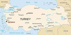 a map of turkey with the capital and major cities