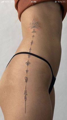 Grey Ink Tattoos, Japanese Tattoo Symbols, Tattoo Symbols, Spine Tattoos For Women, Discreet Tattoos, Dainty Tattoos, Spine Tattoos, Elegant Tattoos