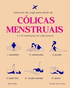 the poster shows how to do yoga for women in different positions, including their legs and arms