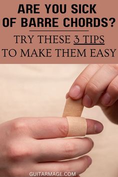 3 Tips to Make Barre Chords Easy on Guitar Barre Chords, Learn Acoustic Guitar, Guitar Chord Progressions, Guitar Cord, Basic Guitar Lessons