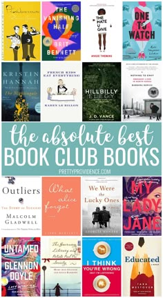 the absolute best book club books