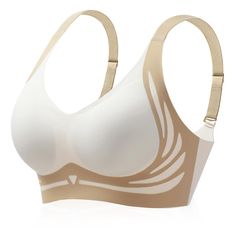 PRICES MAY VARY. ✔Made of durable compression fabric, back support bra prevents breast sagging, embraces your body well and deepens your cleavages while remaining super lightweight and breathable. ✔Wireless design and exclusive Natural shaping effect from womens wireless bra provide instant breast sculpting & contouring! 5D seamed cups & wide side wings directly compress the breast without leaving traces. ✔Back smoothing bra for women with a low back and extra-wide sides, It will give shape and Gather Bra, Coverage Bras, Hair Brush Straightener, Straightening Brush, Seamless Bra, Natural Curves, Wireless Bra, Bustiers, Push Up Bra