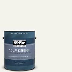 a white paint can with the words behr ultra on it