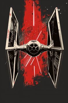 a star wars poster with a tie on it