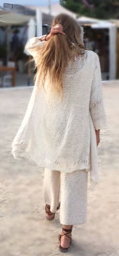 Ivory Kimono / Beach Sweater / Women's Cardigan / Loose - Etsy