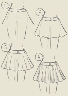 the instructions for how to make a pleated skirt with an attached belt and buttons