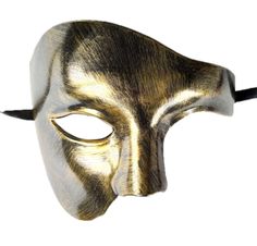 PRICES MAY VARY. Antique look high quality Halloween costume cosplay Half face Phantom mask Eco-friendly and safe materials, satisfy feeling Perfect for Halloween events, Masquerade ball, mardi gras, lingerie party, wedding, prom, fashion shows and costume party. Stand out with our amazing mask, you will definitely gets lots of attention 100% Hand made, Venetian Mask Style Art Satisfaction Guarantee, Fits Most Adults This is a stunning antique look Venetian Handmade Art half face phantom masquer Phantom Mask, Mens Masquerade Mask, Opera Mask, Half Mask, Half Face Mask, Venetian Mask, Mardi Gras Mask, Carnival Masks, Half Face