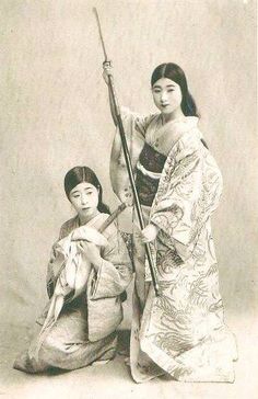 ONNA Bugeisha Asian History, Japan Culture, Photo Vintage