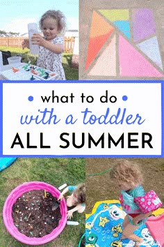 what to do with a toddler all summer in the garden and on the lawn