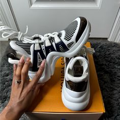 Size 38 Archlight Sneaker Worn Twice Maybe Like New Original Box & Dust Bags Louis Vuitton Shoes, Womens Shoes Sneakers, Like New, Dust Bag, Shoes Sneakers, Louis Vuitton, Women Shoes, Sneakers, The Originals