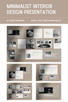 the minimalist interior design presentation