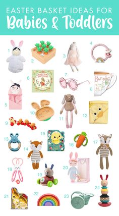 easter basket ideas for babies and toddlers