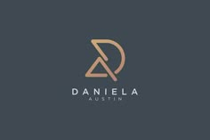 the logo for danielle austin's new fashion line, which is based on geometric shapes