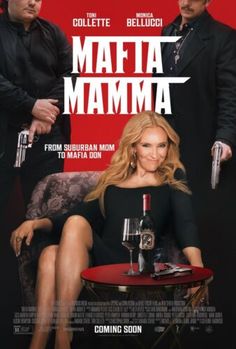 the movie poster for maffaa mamma with two women sitting at a table