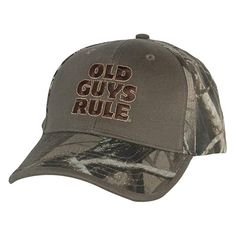 PRICES MAY VARY. For the Hunting Fan: He's a true outdoorsmen and looks forward to hunting season all year long. Reward him for that big buck he's bound to snag with a fun new Old Guys Rule baseball cap! The Ultimate Gift: If his happy place is in the wilderness, this is the OGR hat for him. Whether it's for your Husband, Dad, Grandpa, Uncle or Brother just make sure they're not too sensitive about their "old" age! All About the Details: Hat text reads "Bucks, Trucks, and Ducks" with camo Old Gu Cap Store, Duck Gifts, Novelty Hats, Men's Baseball Cap, Men Baseball Cap, Camo Hats, Panel Hat, Hunting Season, Baseball Caps Mens