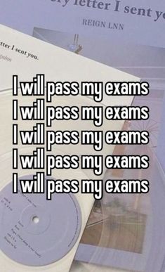 i will pass my exam i will pass my exam i will pass my exam i will pass my exam