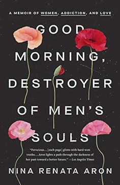 the book cover for good morning, destroyer of men's souls by nina renata aron