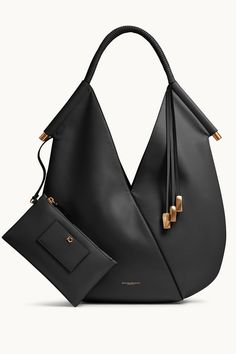 BALDWIN LARGE SHOULDER BAG | Donna Karan Small Zipper Pouch, Shoes World, Back Bag, Large Shoulder Bags, Black Tote, Donna Karan, Designer Bags, Blue Bags