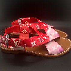 Never Worn Lv Sandals, Limited Edition, Size 37 Sones With Box And Dust Bag Lv Sandals, Shoes Louis Vuitton, Louis Vuitton Sandals, Louis Vuitton Shoes, Women's Shoes Sandals, Shoes Sandals, Dust Bag, Limited Edition, Size 7