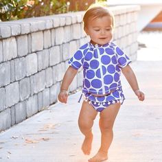 Adorable polka dot, sun safe swimwear for kids! Swimwear 2021, Kids Swimwear, Kids Swimming